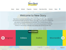 Tablet Screenshot of newstory.com